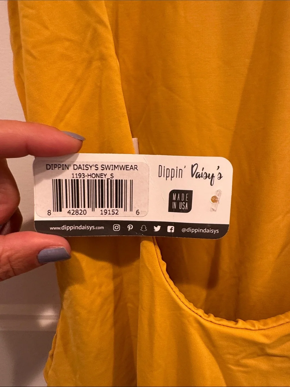 Dippin' Daisy's Mustard Yellow One-Piece Swimsuit